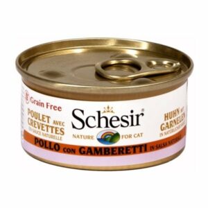 Schesir - Pollo con Gamberetti in Salsa Naturale - 70 gr