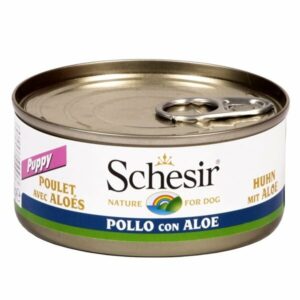 Schesir - Puppy Filetti di Pollo con Aloe in Gelatina - 150 gr