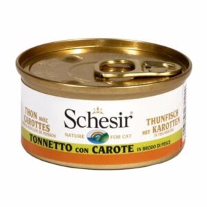 Schesir - Tonnetto con Carote in Brodo di Pesce - 70 gr