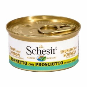Schesir - Tonnetto con Prosciutto in Brodo di Cottura - 70 gr