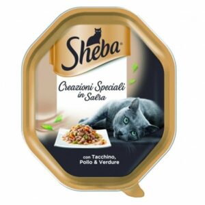 Sheba - Creazioni Speciali in Salsa con Tacchino Pollo e Verdure -  85 gr