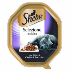Sheba - Selezione in Salsa con Tenero Vitello e Tacchino-  85 gr