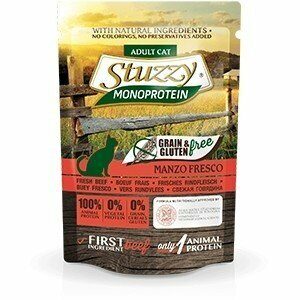 Stuzzy Cat - Monoprotein Grain & Gluten Free Manzo Fresco - 85 gr