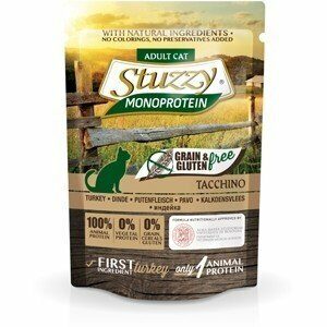 Stuzzy Cat - Monoprotein Grain & Gluten Free Tacchino - 85 gr