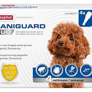Beaphar Caniguard DUO 4 Pipette per Cani da 1,5 a 4 Kg