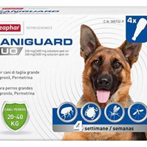 Beaphar Caniguard DUO 4 Pipette per Cani da 20 a 40 Kg