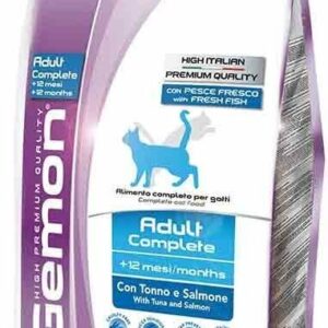Gemon - Cat Adult Complete con Tonno e Salmone - 2 kg