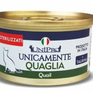 Unipro - Unicamente Quaglia Sterilizzati o Sovrappeso  - 85 gr
