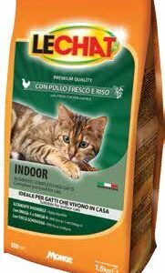 Lechat Adult Indoor con Pollo Fresco e Riso - 1,5 kg