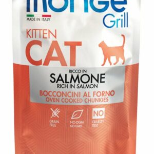 Monge - Grill Kitten Bocconcini in Jelly Ricco in Salmone - 85 gr