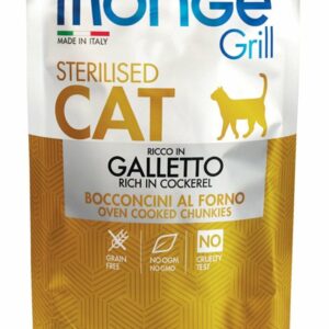 Monge - Grill Adult Sterilised Bocconcini in Jelly Ricco in Galletto - 85 gr