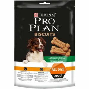 Pro Plan Biscuits All Size Gusto Agnello e Riso - bustina da 400 gr