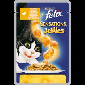 FELIX SENSATIONS Jelly con Pollo e carote -  100 gr