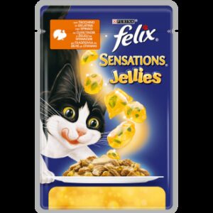 FELIX SENSATIONS Jelly con Tacchino e Spianci -  100 gr
