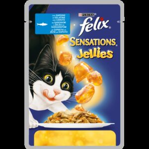 FELIX SENSATIONS Jelly con Sardine e Carote -  100 gr