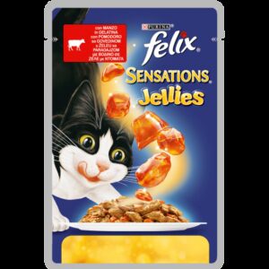 FELIX SENSATIONS Jelly con Manzo e Pomodoro -  100 gr