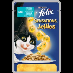 FELIX SENSATIONS Jelly con Trota e Spinaci -  100 gr