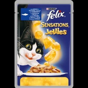 FELIX SENSATIONS Jelly con Aringa e Gamberetti -  100 gr