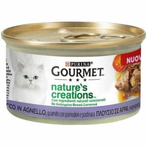 GOURMET Gold Nature's Creations, Ricco in Agnello, Guarnito con Pomodori e Pastinaca  - 85 gr
