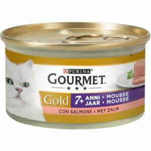 GOURMET Gold Mousse +7 anni con Salmone - 85 gr