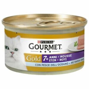 GOURMET Gold Mousse +7 anni con Pesce dell'Oceano - 85 gr