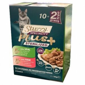 Stuzzy Cat - Speciality Plus Sterilized Vitello e Prosciutto - Conf. 12 bustine da 100 gr