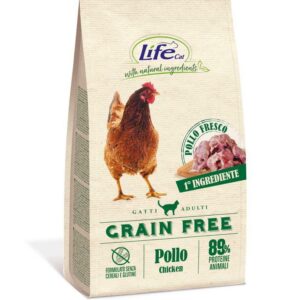 Life Cat With Natural Ingredients ADULT Grain Free con Pollo - 1,5 kg