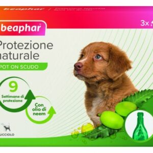 Beaphar Protezione Naturale Spot On Scudo Cucciolo - 3 pipette da 1 ml