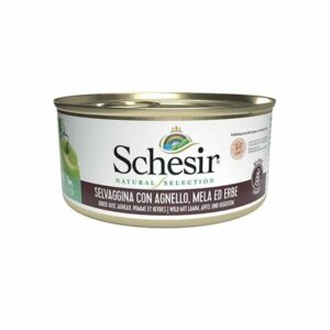 Schesir - Natural Selection Adult  Small & Toy  Selvaggina con Agnello, Mela ed Erbe - 95 gr