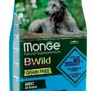 Offertissima - Monge Bwild - Grain Free – Acciughe con Patate e Piselli – All Breeds Adult kg 2.5 - scadenza 24/03/2025