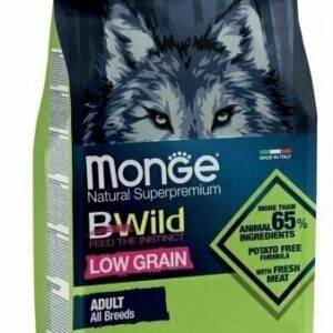 Monge Bwild - Low Grain – Cinghiale – All Breeds Adult kg 2,5