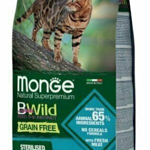 Monge Bwild - Grain Free – Tonno con Piselli – Sterilised kg 1.5