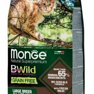 Monge Bwild - Grain Free – Bufalo con Patate e Lenticchie – Large Breed All Life Stage – Adult kg 1.5