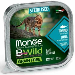 Monge Bwild -Paté terrine Tonno con Ortaggi - Sterilised 100 gr