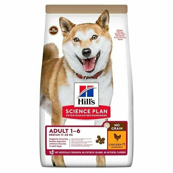 Hill's Science Plan Adult No Grain con Pollo - 2,5 kg
