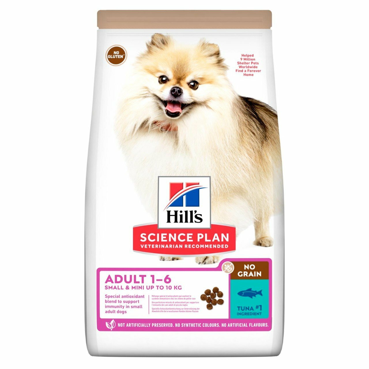 Hill's Science Plan No Grain Adult Small e Mini al Tonno - 1,5 kg