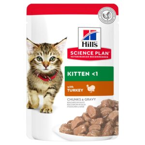 Hill's Feline  Kitten con Tacchino  85 gr -  Confezione da 12 bustine