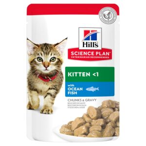 Hill's Feline  Kitten con Pesce dell' Oceano 85 gr - Confezione da 12 bustine