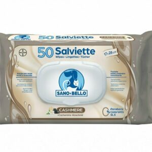 Bayer Salviette Detergenti Sano e Bello - Profumazione Cashmere - 50 pezzi