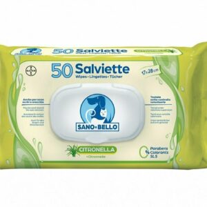 Bayer Salviette Detergenti Sano e Bello - Profumazione Citronella - 50 pezzi