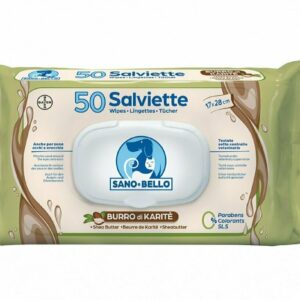 Bayer Salviette Detergenti Sano e Bello - Profumazione Burro di Karitè - 50 pezzi