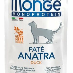 Monge Monoprotein Adult Paté Anatra - 85 gr