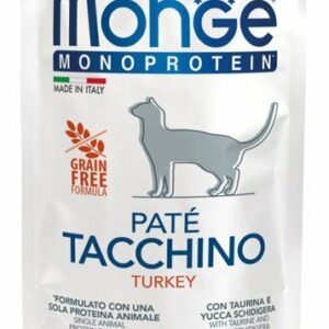 Monge Monoprotein Adult Paté Tacchino - 85 gr