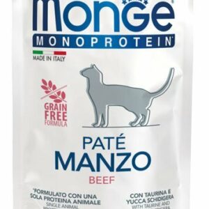 Monge Monoprotein  Sterilised Paté Manzo - 85 gr