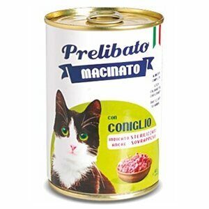 Unipro - Prelibato Macinato Coniglio per Gatti Sterilizzati o in Sovrappeso - 400 gr