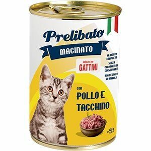 Unipro - Prelibato Macinato Pollo e Tacchino per Gattini - 400 gr