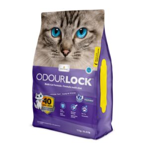 Odourloock Lettiera per gatti - Lavanda - 6 kg