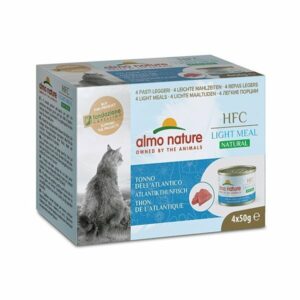 Almo Nature - HFC Natural Light Meal Tonno dell'Atlantico Multipack - 4 x 50 gr