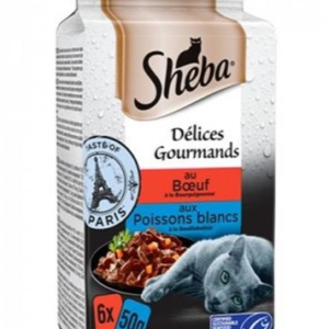 Sheba - Sheba Délices du Jour Gourmands Taste of Paris - 6x50 gr