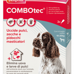 Beaphar - Combotec Cane Medio 10-20 Kg - Unità di vendita: 1 Confezione | 3 Pipette
